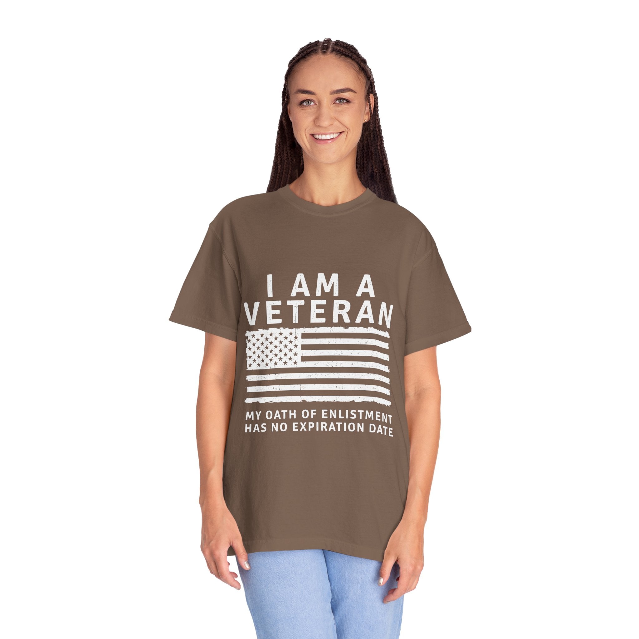 I Am a Veteran Shirt, My Oath Has No Expiration Date T-Shirt, Patriotic Military Gift, Veterans Day Tee for Retired Service Member
