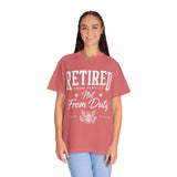 Retired From Service Not From Duty Shirt, Military Retirement T-Shirt, Veteran Gift for Men or Women, Patriotic Eagle Veterans Day Tee