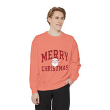 Merry Christmas Santa Sweatshirt, Vintage Holiday Crewneck, Festive Christmas Party Pullover, Retro Santa Claus Gift for Family Photos