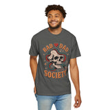 Rad Dad Society Comfort Shirt, Skull Snake Graphic Tee, Edgy Fatherhood Tshirt, Alternative Dad Gift for Fathers Day