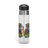 Personalized Monster Truck Kids Water Bottle | Custom Name 20oz BPA-Free Tritan Bottle for Boys