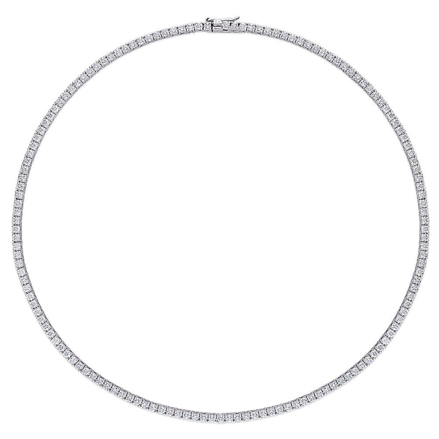 12.5 ct. DEW Created Moissanite Tennis Necklace - Available in 6 Sizes