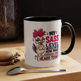 Funny Sass Mug, Sarcastic Chicken Coffee Cup, Ridiculous Things Quote Gift for Coworker, Best Friend Birthday Gift, Sassy Office Humor