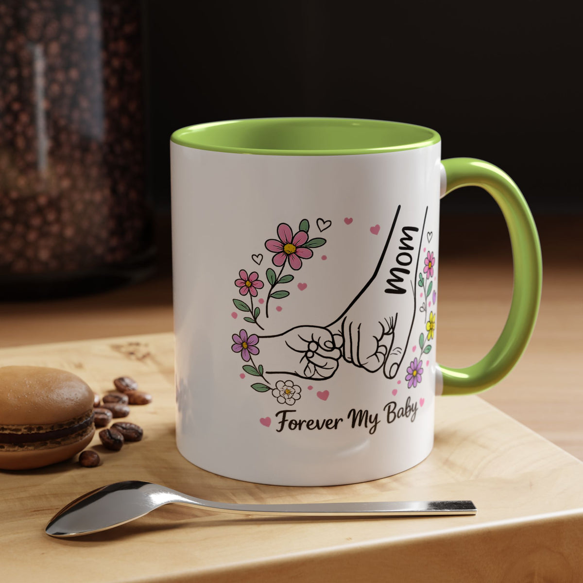 Forever My Baby Mug, Mother Daughter Gift, Son Gift From Mom, Pinky Promise Coffee Mug, Family Love Cup, Sentimental Gift