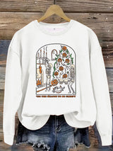 Printed pullover sweatshirt sweatshirt