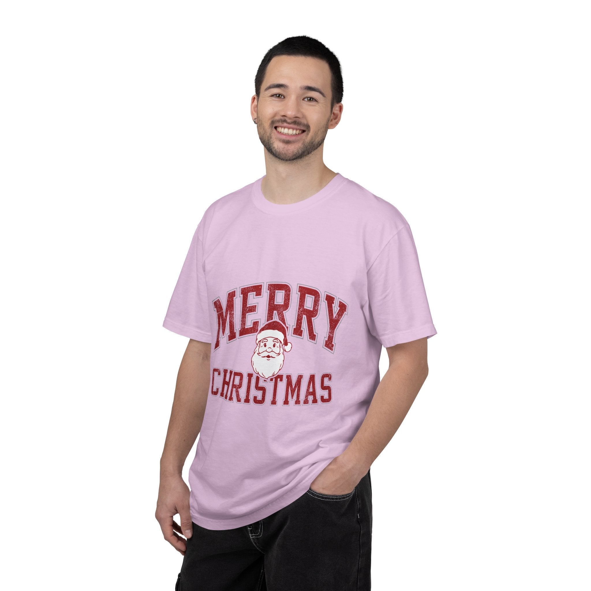 Merry Christmas Santa Shirt, Vintage Holiday T-Shirt, Festive Christmas Party Tee, Retro Santa Claus Gift for Family Photos, Men or Women