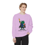 Academically Unstoppable Frog Sweatshirt, Funny Teacher Shirt, Book Lover Gift for Educator, Back to School Outfit, Classroom Crewneck