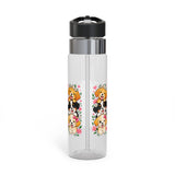 Cute Puppy Water Bottle for Kids, Adorable Dog Lover Drink Bottle, Kids School Water Bottle, Birthday Gift for Children, Back to School Gift