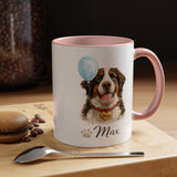 Personalized Dog Portrait Mug, Custom Pet Name Coffee Mug, Dog Lover Gift for Pet Parents, Memorial or Birthday Dog Mug
