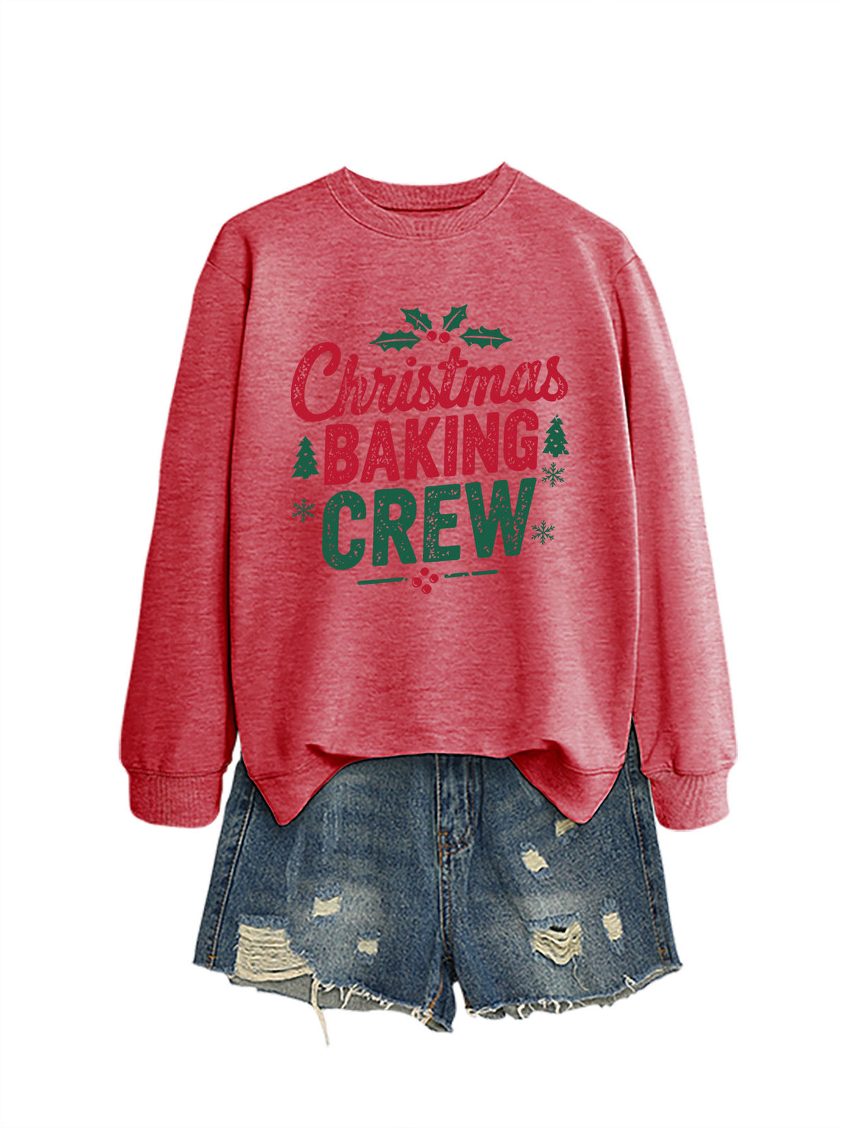 Ladies' Christmas baking crew sweatshirt