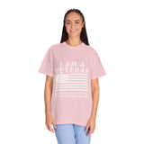 I Am a Veteran Shirt, My Oath Has No Expiration Date T-Shirt, Patriotic Military Gift, Veterans Day Tee for Retired Service Member
