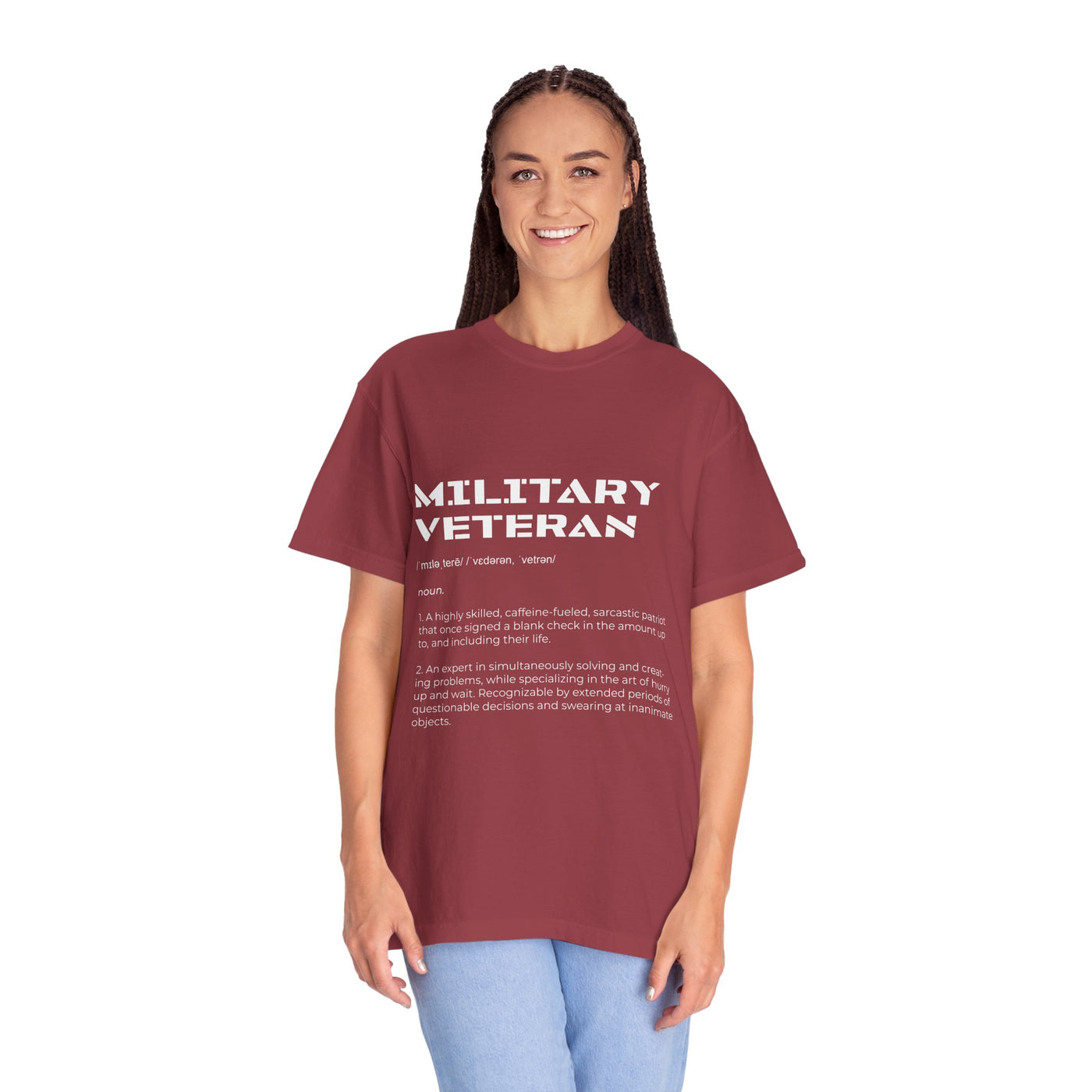 Military Veteran Definition Shirt, Funny Veteran T-Shirt, Sarcastic Armed Forces Gift, Retirement Tee for Soldier, Proud Service Member Top