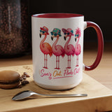 Funny Flamingo Coffee Mug, Sun's Out Flocks Out Mug, Pink Flamingo Summer Cup, Beach Lover Gift, Tropical Vacation Coffee Mug