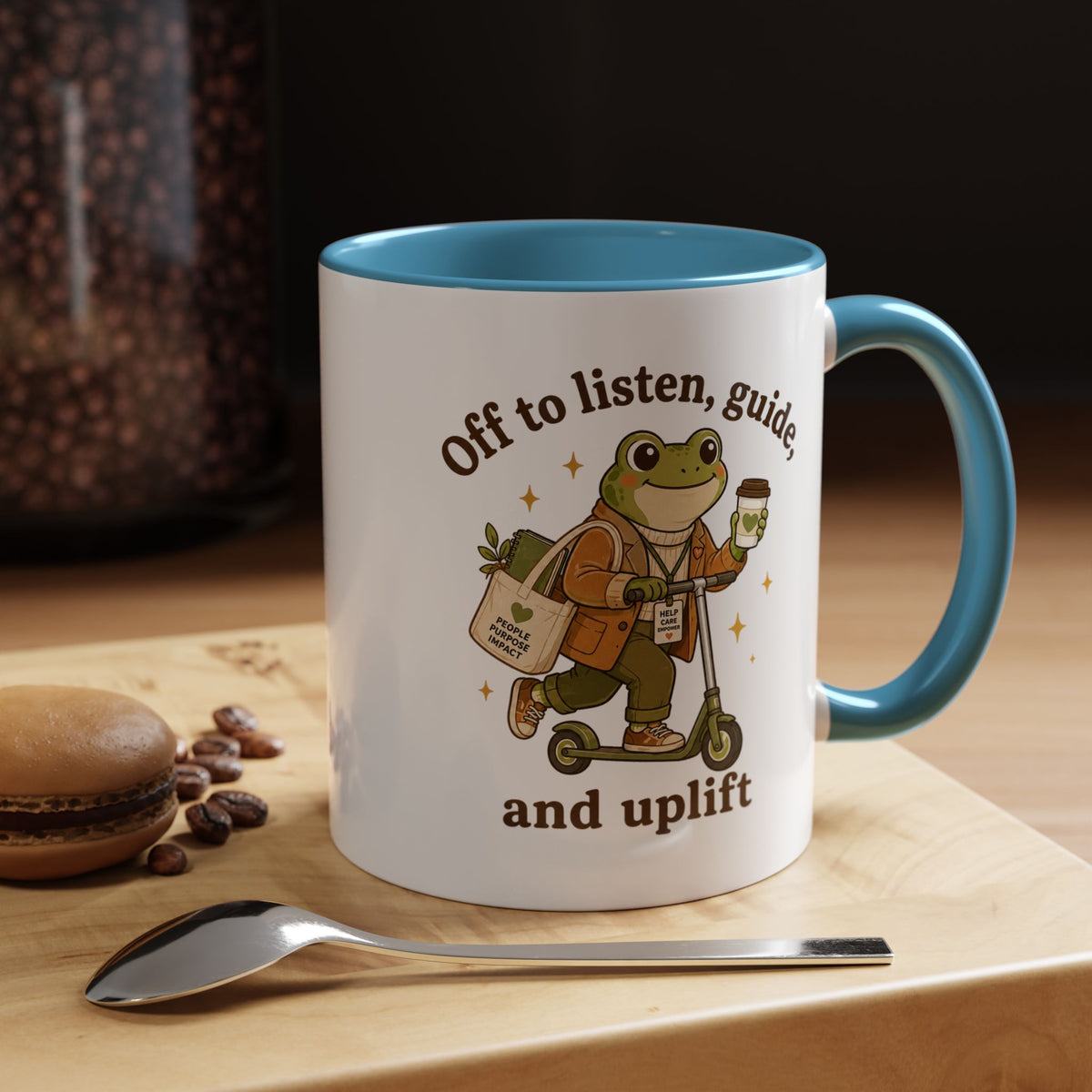 School Counselor Coffee Mug, Frog Counselor Gift, Mental Health Professional Mug, Therapist Gift, Counselor Appreciation Cup