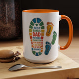 Personalized Bonus Dad Mug, Custom Stepdad Coffee Mug with Kids Names, Father's Day Gift for Bonus Father, Family Appreciation Cup