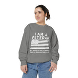 I Am a Veteran Sweatshirt, My Oath Has No Expiration Date Crewneck, Patriotic Military Gift, Veterans Day Pullover for Retired Soldier