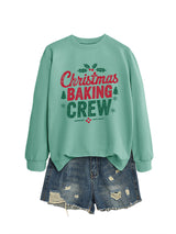 Ladies' Christmas baking crew sweatshirt