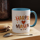 Personalized Couple Name Mug, Custom Names Coffee Mug, Matching Couple Gift, Anniversary Present for Husband and Wife, Romantic Mug