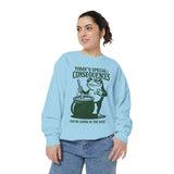 Funny Frog Comfort Colors Sweatshirt, Today's Special Consequences Graphic Crewneck, Sarcastic Meme Sweatshirt Gift