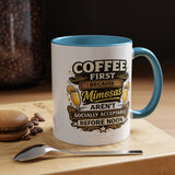 Coffee First Mimosa Later Mug, Funny Brunch Coffee Mug, Mimosa Lover Gift, Weekend Coffee Cup, Funny Drinking Humor Mug