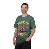 Back to School T-Shirt, Retro Apple Pencil and Book Graphic Tee, Teacher Shirt, First Day Classroom Outfit, Educator Gift, School Staff Top