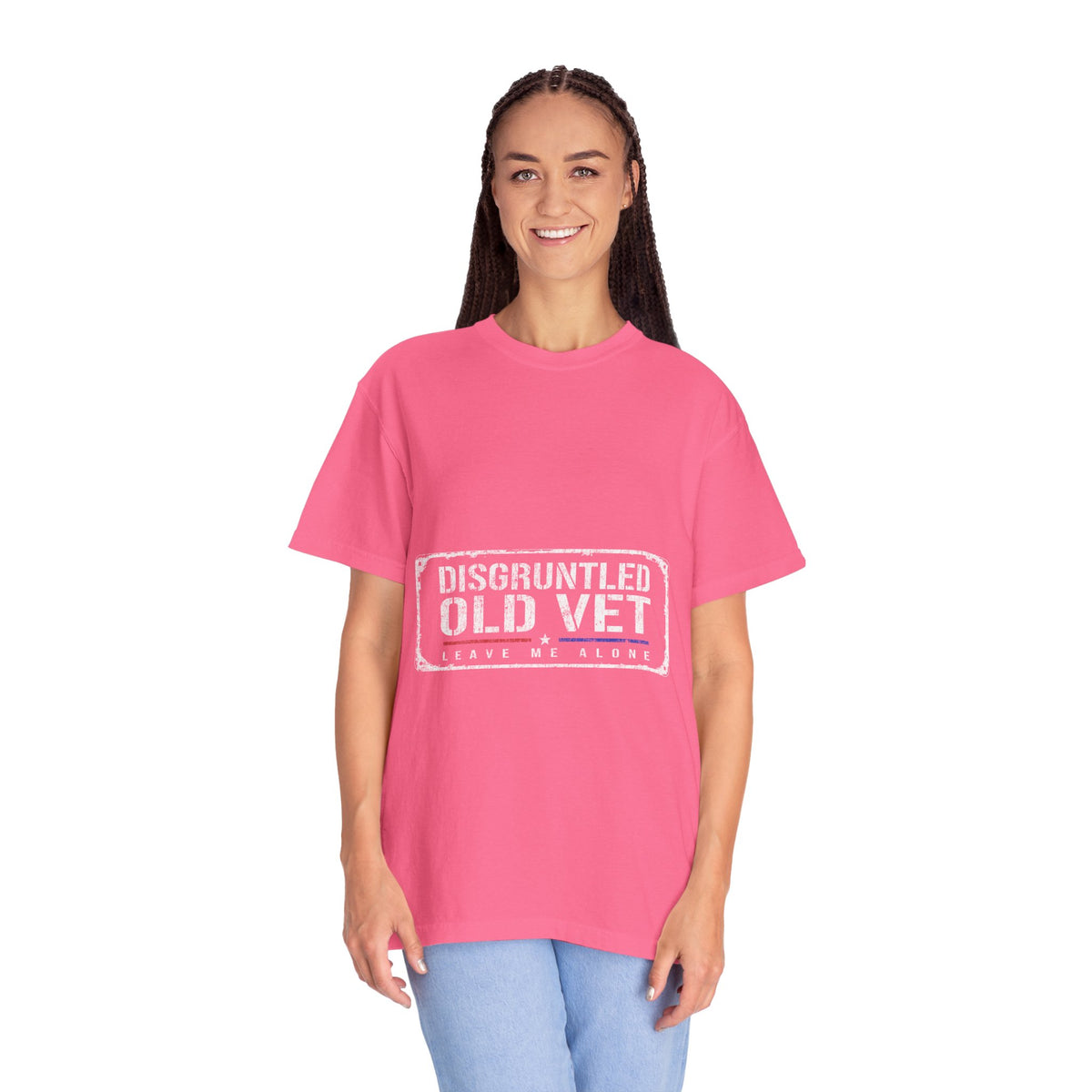 Disgruntled Old Vet Shirt, Leave Me Alone Veteran T-Shirt, Funny Military Gift for Retired Soldier, Sarcastic Veterans Day Tee for Grandpa