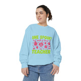One Spooky Teacher Sweatshirt, Trick or Teach Halloween Crewneck, Cute Educator Gift, Spooky Classroom Shirt, Cute Fall School Outfit