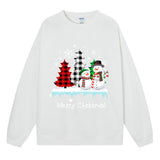 Christmas ladies' top snowman Christmas tree sweatshirt