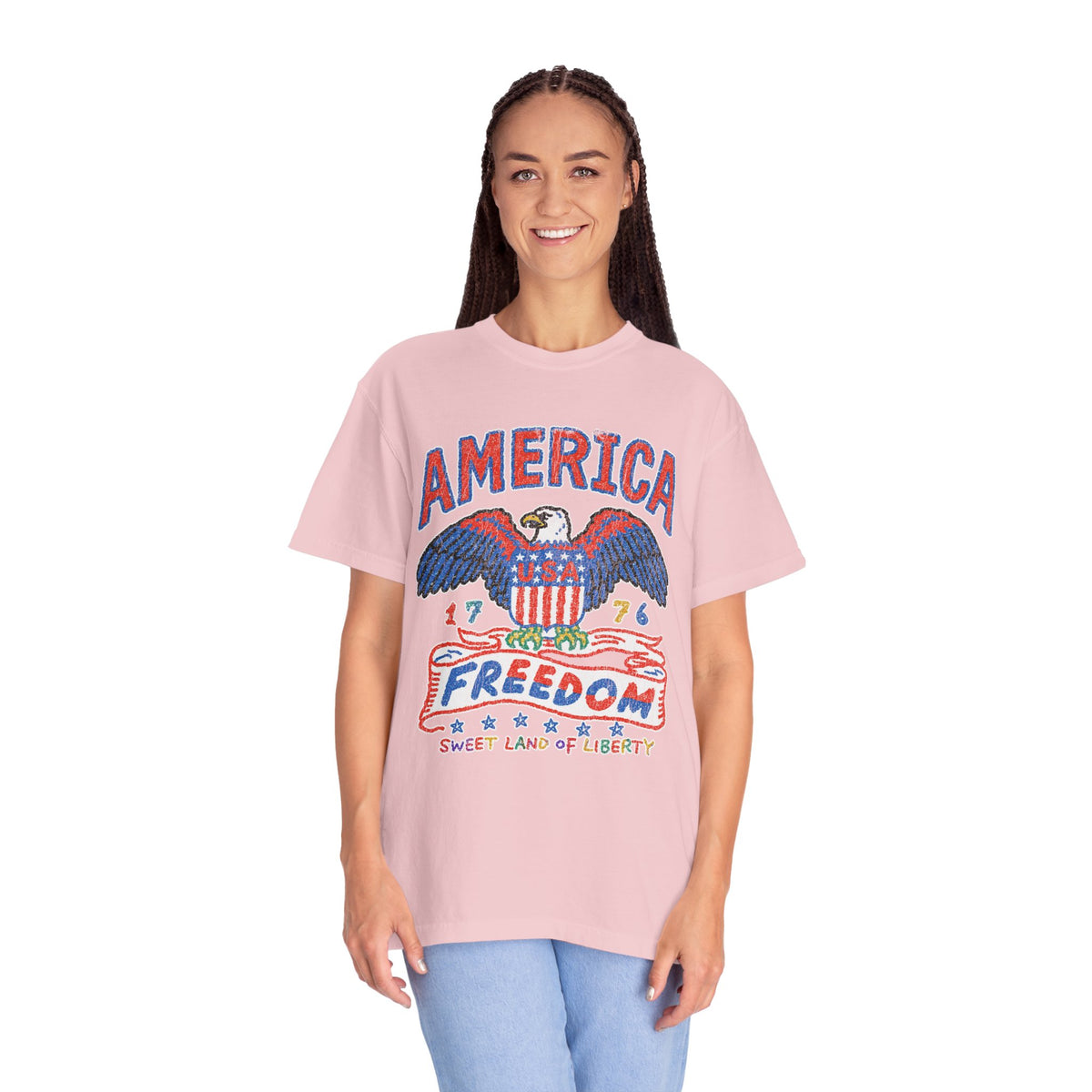 American Eagle Shirt, Patriotic USA Graphic Tee, Vintage Americana T Shirt, Fourth of July Outfit, American Pride Gift for Men and Women