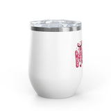 Mom Wine Tumbler, Mother's Day Gift for Mom, Pink Bow Drinkware, Mom Gift from Daughter, Personalized Style, Cute Wine Cup for Her