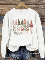 Christmas printed hoodie for women