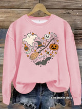 Hoodie Halloween Pumpkin Print