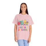 First Day of School T-Shirt, Colorful School Supplies Graphic Tee, Cute Teacher Outfit, Student Back to Class Gift, Classroom Shirt