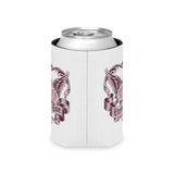 Gothic Rose Can Cooler, Eternal Love Drink Sleeve, Dark Romantic Gift, Vintage Winged Rose Design, Anniversary Gift for Couples