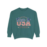 USA 250th Anniversary Comfort Colors Sweatshirt, Patriotic Bow Coquette Shirt, America 1776 2026 Sweatshirt, Fourth of July Gift