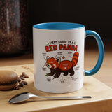 Red Panda Mug, Funny Field Guide Coffee Cup, Cute Wildlife Gift for Red Panda Lover, Zookeeper Present, Animal Birthday Gift for Kids