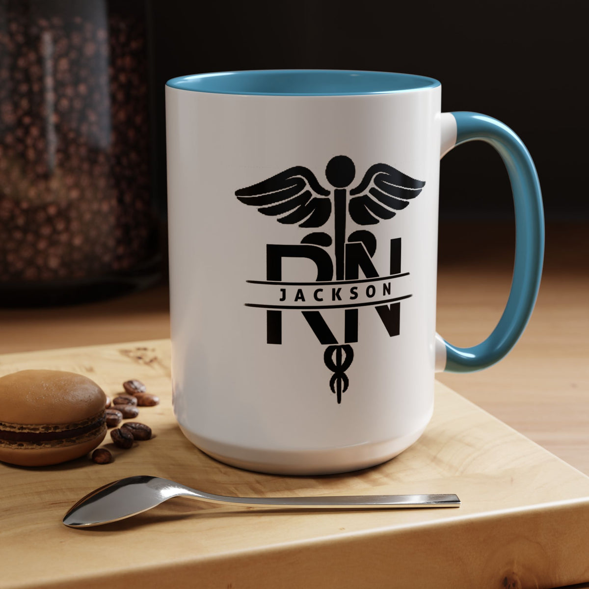 Personalized RN Mug, Custom Registered Nurse Coffee Mug, RN Name Gift, Nursing Graduation Gift, Nurse Appreciation Cup