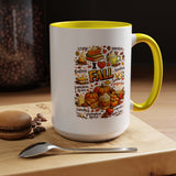 I Love Fall Coffee Mug, Cozy Autumn Pumpkin Spice Cup, Gift for Fall Lover, Book Reader, Teacher or Mom, Thanksgiving Kitchen Decor