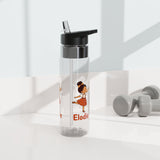Personalized Ballet Girl Water Bottle, Cute Dance Gift for Girls, Ballerina Birthday Gift, Dance Class Bottle, Kids School Hydration