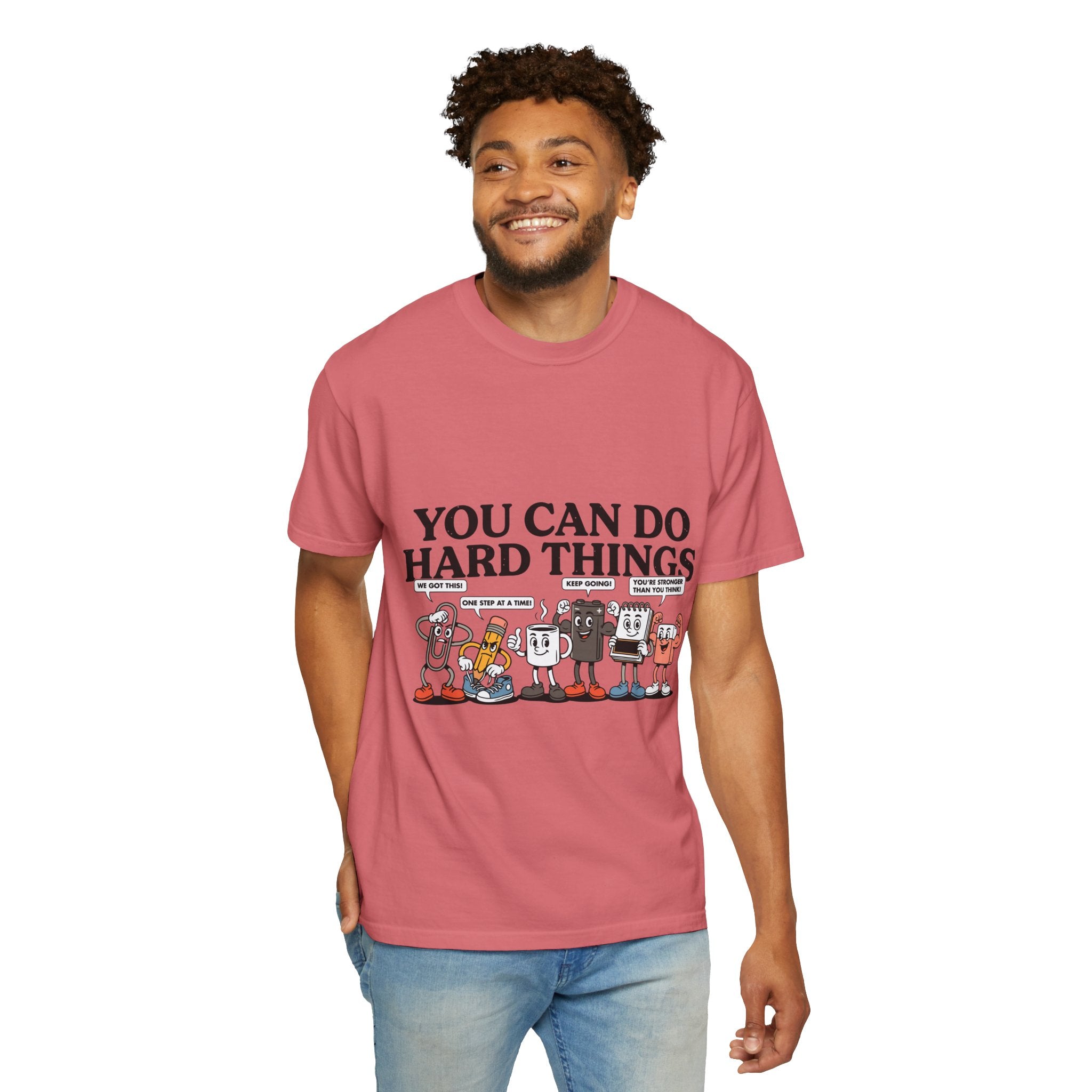 Motivational Teacher Shirt Comfort Colors Tee, You Can Do Hard Things School Counselor Shirt, Positive Classroom Shirt, Educator Gift