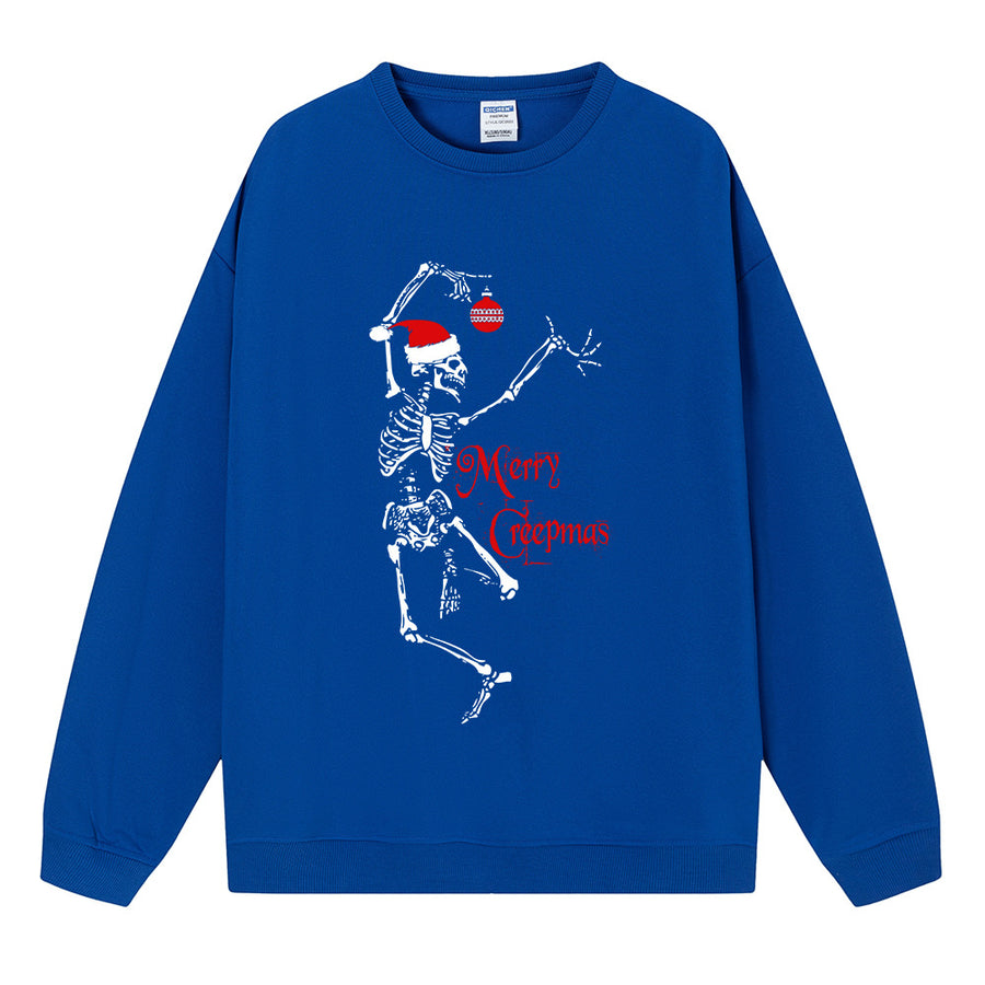 Christmas Women's Hoodie Skull Christmas Hat