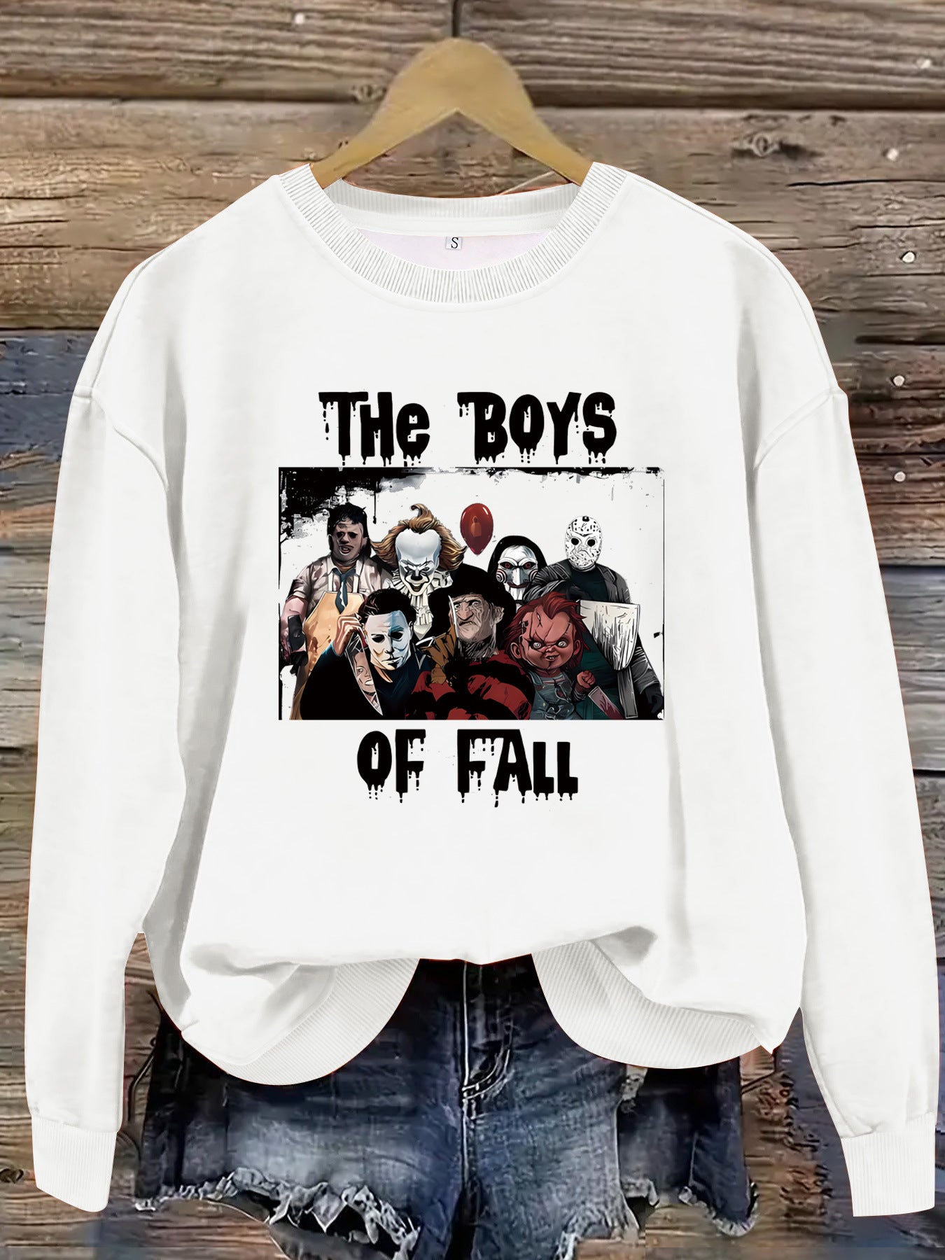 Printed pullover sweatshirt sweatshirt
