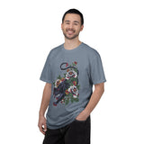 Traditional Panther Graphic Shirt, Floral Tattoo T-Shirt for Men and Women, Old School Big Cat Tee, Alternative Art Gift for Tattoo Fans