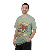 Back to School T-Shirt, Retro Apple Pencil and Book Graphic Tee, Teacher Shirt, First Day Classroom Outfit, Educator Gift, School Staff Top