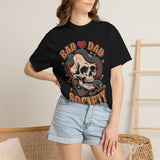 Rad Dad Society Comfort Shirt, Skull Snake Graphic Tee, Edgy Fatherhood Tshirt, Alternative Dad Gift for Fathers Day