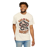 Rad Dad Society Comfort Shirt, Skull Snake Graphic Tee, Edgy Fatherhood Tshirt, Alternative Dad Gift for Fathers Day