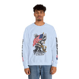 Freedom Is Not Free Sweatshirt, Patriotic Eagle Pullover, American Flag Military Style, Veterans Gift, USA Pride, Americana Clothing
