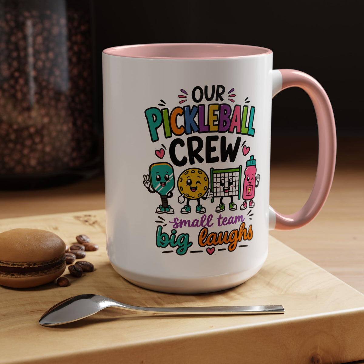 Funny Pickleball Team Mug, Our Pickleball Crew Coffee Mug, Pickleball Player Gift, Cute Sports Mug for Teammates and Friends