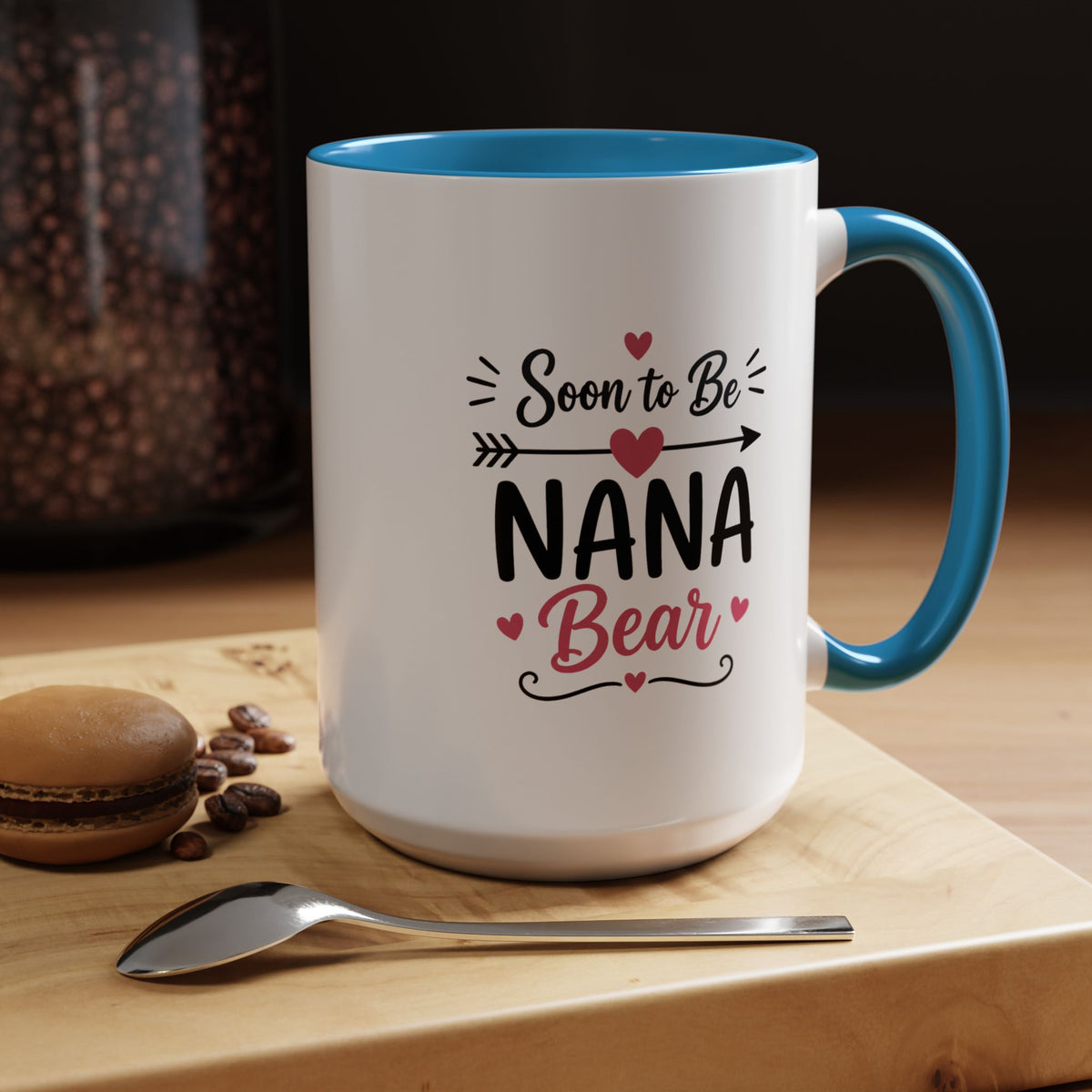 Soon to Be Nana Mug, Pregnancy Announcement Coffee Cup, New Grandma Gift from Daughter, Baby Reveal Keepsake for Mothers Day or Birthday