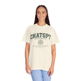ChatGPT University T-Shirt, Prompt Engineering Graphic Tee, AI Student Gift, Funny Tech Shirt, Coder Graduation Campus Outfit 2026